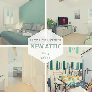 *new Attic*-lucca Citycenter-balcony-netflix Appartamento